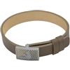 Emporio Armani Bracciale da uomo in acciaio inossidabile con chiusura a cursore