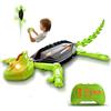 Glückpa Ricaricabile Camaleonte Telecomandato, Geco Telecomandato con occhi a LED, Lucertola Robot Giocattoli, Regalo Compleanno per Bambini Bambina 3 4 5 6 7 8+ Anni [Versione Aggiornata]