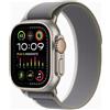 Apple Watch Ultra 2 Titanium Trail Loop Green/Grey M/L Smartwatch iOS