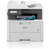 Brother Multifunzione 3in1 Laser ( A4 Duplex 2400 x 600 ) COLOR White e Gray