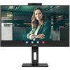 Aoc Monitor 27" ( IPS 2K 1440p QHD 75Hz ) Pivot QHD Black Q27P3CW