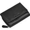 STILORD 'Beverly' Portafoglio Donna Pelle Medio con Blocco RFID Portamonete Cuoio Autentico con 13 Scomparti Portafogli Cerniera Porta Carte di Credito con Scatola Regalo, Colore:nero