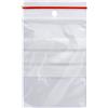 Q-Connect Buste trasp. chiusura grip in LDPE 50 μm Q-Connect con banda scrivibile - cont. alimentare - conf. 1000 pz - 6x8 cm