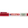 Edding Marcatore permanente Edding 21 EcoLine punta tonda - tratto 1,5-3 mm rosso - 4-21002