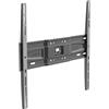 Meliconi Slimstyle Plus 400 S, Supporto TV Parete Fisso Ultra Sottile per TV a Schermo Piatto da 40 a 82, Staffa TV con VESA 200-300-400, Portata 50 Kg, Made in Italy, Nero