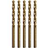 STROTON Punte da Trapano M42 8% Cobalto per Acciaio Inossidabile e Metallo (2,5mm x 5pz)