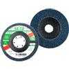 TAF Disco lamellare piatto allo zirconio TAF VEZ35 ø mm 115 grana 80