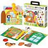 HEADU - Fattoria Apri e Chiudi Montessori - Manualità, Osservazione e Memoria | Giochi Educativi Bambini 2 3 4 Anni, Giochi Montessori, Regalo Bambina 2 anni, Regalo Bambino Natale, Made in Italy