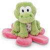 NICI 62280 Fridolin Frog Ranocchio di peluche seduto su ninfea, morbido pupazzo per coccole e giochi, per adulti e bambini, 7 cm, verde