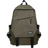 Clufar Zaino Scuola Media Donna Elegante Zaino Uomo Elegante Impermeabile Zainetto Donna Università Antifurto Casual Backpack per College Trekking Lavoro,Verde Scuro