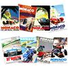 Artery8 Monaco Grand Prix Classic Racing Motor Sport Advert MIxed Home Decor Premium Wall Art Poster Pack of 8 mille dollari Classico Da corsa Il motore Pubblicit� Casa Parete Manifesto