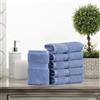 Superior Set di asciugamani in cotone egiziano massiccio, 50,8 x 76,2 cm, blu denim, 4 pezzi