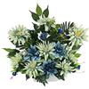 DRW Centro di Fiori Cimitero, Chiesa Matrimoni sepolture dalie Blu Artificiale 70x20x60