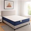 Baldiflex Materasso Memory 20 cm, Matrimoniale 160x190 cm, RelaxOne 20, Ortopedico e Ergonomico, Anallergico e Antibatterico, 100% Made in Italy