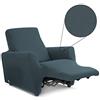 BIANCALUNA Copripoltrona per poltrone reclinabili Lounge Relax Genius R250 Blu Sugar
