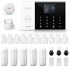 XNY Wifi Allarme Casa,4G Allarme Casa Senza Fili Intelligente,Antifurto Casa Wireless con Controllo APP, Sensore Finestra Porta, Rilevatore di Movimento, Compatible con Alexa e Google Assistant