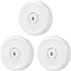 Fuers Rilevatore Perdite Acqua 3 Pezzi Sensore Acqua con Batteria 100dB Sensore Perdita Acqua Kit per Sistema di Allarme e Domotica Casa Intelligente, Rilevatore Acqua per Cucina Bagno lavanderie (No WiFi)
