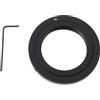 YINETTECH Anello adattatore per teleobiettivo a specchio compatibile con fotocamere Canon EOS per fissare obiettivi T2/T