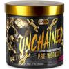 UNCHAINED® - Booster pre-allenamento con ecdysterone | 20 dosi (400 g) con caffeina | L-arginina, L-citrullina-malato, beta-alanina + altri 14 principi attivi | 100% energia | fresca ciliegia