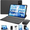 MIRGAMO Tablet 10 pollici Android 14, tablet 22 GB RAM + 128 GB ROM (1 TB TF) Widevine L1,5 G + 2.4 G WiFi, Octa-Core, GMS,BT 5.0, 6000 mAh, 16 MP + 8 MP, 1920 x 1200Face ID, GPS,Type C, Tablet PC con
