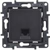 Legrand 398258 - Presa RJ45 CAT6 UTP componibile per installazione a incasso - Gamma Niloé Step - Colore Antracite