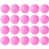 YSJCHEBS Confezione da 20 Palline da Ping Pong Rosa, Palline da Ping Pong in Plastica da 40 Mm, Palline da Ping Pong Semplici, Palline da Ping Pong Senza Logo, Palline da Allenamento per Principianti