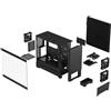 FRACTAL DESIGN Case Fractal Design Pop Silent Black TG Clear Tint Nero Midi Tower Vetro Temperato