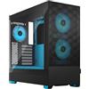 FRACTAL DESIGN Case Fractal Design Pop Air RGB Cyan Core TG Clear Tint Midi Tower Nero Azzurro