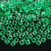 Naturale Muzo Verde Smeraldo Certificato 5.00 MM Taglio Princess Gemma 500 Pezzi