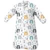 MIKAFEN Sacco Nanna Invernale 3,5 Tog Maniche Lunghe per Bambini, 0-4 Anni | 100% Cotone, Maniche Rimovibili, Orlo Ampio E Spazioso,Lavabile In Lavatrice