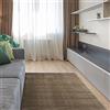 ECOMMERC3 Soft - Tappeto soggiorno in pelo medio beige 80 x 150 cm con texture morbida e imbottita | Tappeto antiscivolo in poliestere e 3D backing | Tappeto lavabile in lavatrice