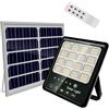 MAKA change your life quality Faro Solare da Esterno 200W con Pannello Solare Monocristallino Led Esterno Impermeabile IP67 336 Macro Leds Faro Luce Fredda 6500K 10 Ore Autonomia Sensore Crepuscolare Supporti (U)