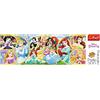 Trefl-500 Pezzi Panorama Disney Princess, Colore Rosso, 916 29514-Abg