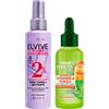 Garnier Fructis Vitamine e Forza Trattamento Anti Caduta Capelli Fragili con Biotina e Vitamina C 125ml + Elvive Hydra Hyaluronic Siero Capelli Idratante Senza Risciacquo con Acido Ialuronico 150ml