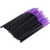 Aeromdale 100 pezzi monouso ciglia mascara APPLICATOR Spoolers makeup Applicators makeup Brush kit cosmetici ciglia monouso strumenti prolunga (viola)