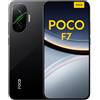 Xiaomi POCO F7 Smartphone, 12+256GB, Nero, Snapdragon® 8s Gen 4 Flagship, Batteria 6500mAh, Fotocamera Sony da 50MP con OIS, Display AMOLED 6.83" 1.5K 120Hz (Adattatore di alimentazione non incluso)