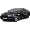 kayme Telo Copriauto, Kayme Copertura per Auto Impermeabile Anti UV Anti Vento Antipolvere a 7 Strati con Cerniera e Felpato, Compatibile Con Audi A6 A8, Citroen C6, Jaguar XJ Berlina (da 490 a 530cm) 3XXL
