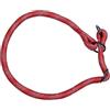 Jack And Vanilla, Collare per Cane, Modello Luminous Dots, Colore Rosso, Misura 12 mm x 50-65 cm