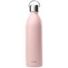 Qwetch - Borraccia Termica Active 1 L Rosa pastello - Bottiglia termica in Acciaio Inox 90% Riciclato - Mantiene freddo per 24 ore e caldo per 12 ore - Senza perdite & senza BPA - Con ansa ergonomica