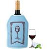 Borsa Termica Per Vino Kato Tirrinia - Per 2 Bottiglie, BYOB, Degustazione, Viaggi, Blu/Bianco - Foto 13