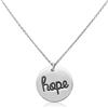 LUXURY MILANO Collana bianca in argento hope