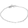 LUXURY MILANO Bracciale bianca in argento diamond cut
