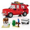 Mould King 24074 Blocchi di Morsetto Auto 126P con Accessori Campeggio Giocattolo Modello Auto Kit MOC Gioco di Costruzione Regalo per Adulti e Adolescenti (393 Parti)