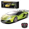 AEROQUEST Lamborghini Auto Telecomandata, Scala 1:24 Auto Giocattolo Elettrica Sportiva da Corsa Hobby Modello Veicolo Lamborghini per Ragazzi e Ragazze Regali di Compleanno, Verde