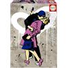 Educa - Puzzle 1000 pezzi Il ragazzo del bacio | Puzzle arte urbana | Misura 48x68 cm | Include colla Fix | Per adulti 14+ (20180)