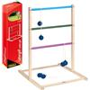 Idena 40380 - Scala di Legno per Il Gioco del Golf all'aperto, con 3 Paia di Palline da Golf, Dimensioni 75 x 52 x 55 cm, per Bambini a Partire da 6 Anni, Adatto per Interni ed Esterni, FSC 100
