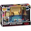 Funko Bitty Pop! Bitty Boxes: Stranger Things - Byers House Playset con 2-0,9 Pollici (2,2 Cm) minuscole Mini Figure - Vetrina Espositiva da Collezione con Scena Interna e Spazio per Riporre