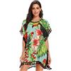 Vnurnrn Pappagallo Tucano Uccello Tropicale Copricostumi da Bagno Donna Abito Bikini Cover Up Beachware per Spiaggia Estate Costumi Interi da Bagno