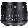 7artisans Obiettivo 35mm f/1.4 per Panasonic Olympus Micro Quattro Terzi, Nero