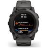 Garmin Fenix 7X Pro - Sapphire Solar Edition, titanio DLC grigio carbonio con cinturino in titanio ventilato